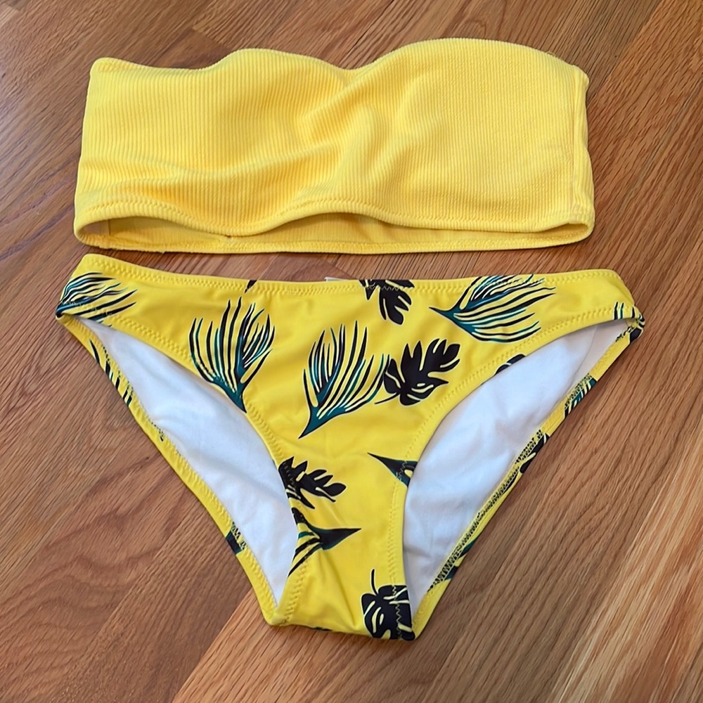 Large Bandeau Bikini Set